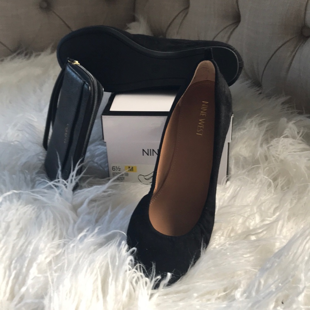 nine west Ballet flats with free coach wristlet